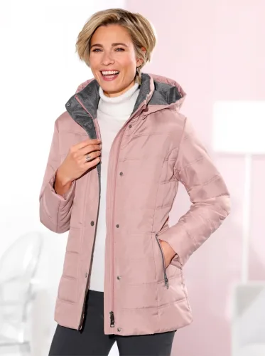 Classic Basics Steppjacke mit Kapuze