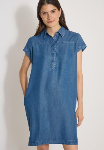cecil, Knielanges Kleid im Denim