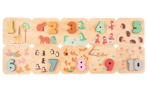 Spielba, Spielba Lernspielzeug »Puzzle Zahlen 1 - 10«