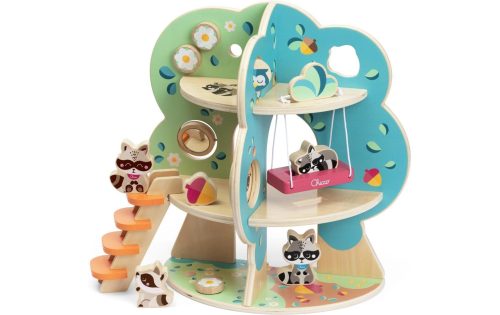 Chicco Steckpuzzle »My Wood Friends Der Waschbär Baum«