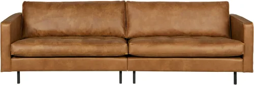 mutoni, mutoni - Sofa Rodeo Classic 3-Sitz 275 Recycling-Leder cognac, One Size