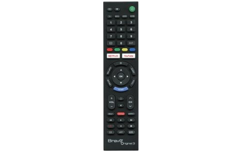 BRAVO -  Original 3 Fernbedienung IR Wireless TV Drucktasten, Schwarz