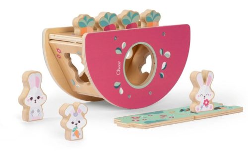 CHICCO, Chicco Steckspielzeug »My Wood Friendy - Der Hasenhügel«