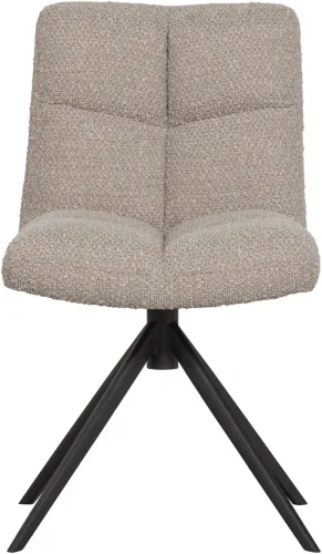 mutoni, mutoni - Drehstuhl Vinny Bouclé sand, One Size