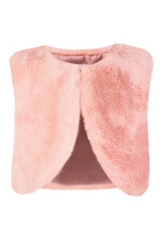 happy girls, Fellweste TRES CHIC kurz in dusty rose