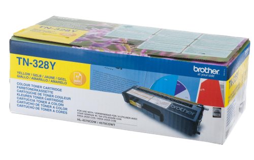 Brother, BROTHER Toner Super HY yellow TN-328Y HL-4570CDN 6000 Seiten