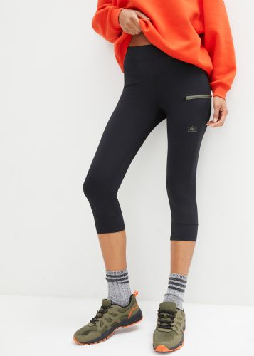 bonprix Caprileggings aus Power-Stretch-Material, schnelltrocknend, mit Elasthan-Anteil