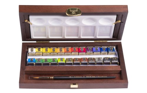 undefined, Aquarellstifte »Rembrandt Aquarellfarbe Malkasten«, (22 tlg.)
