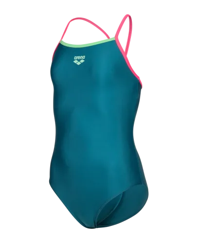 arena, Arena Arena Swimsuit Light Drop Solid Badeanzug Mädchen, blau, Grösse: 164