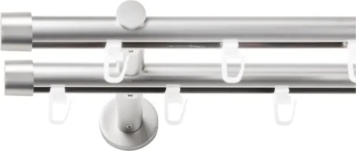 Sn Deco Group, SN DECO GROUP Gardinenstange Ø 19 mm 2 läufig-läufig Fixmass;kürzbar