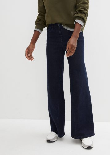 bonprix Weite Jeans Regular Fit, mit Elasthan-Anteil, mit Bequembund