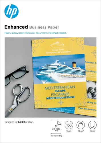 HP, HP Fotopapier "Professional Laser-Papier glänzend" DIN-A4
