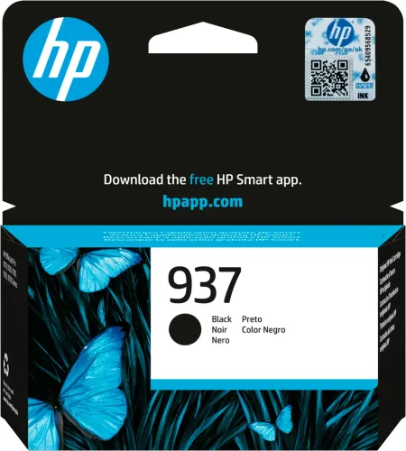 HP, HP 937 Schwarz Original Druckerpatrone