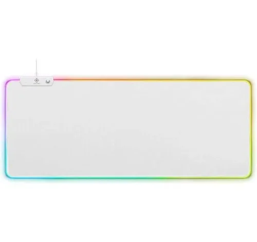 DELTACO, DELTACO RGB Gaming Mousepad GAM-079-W XL Wide, White