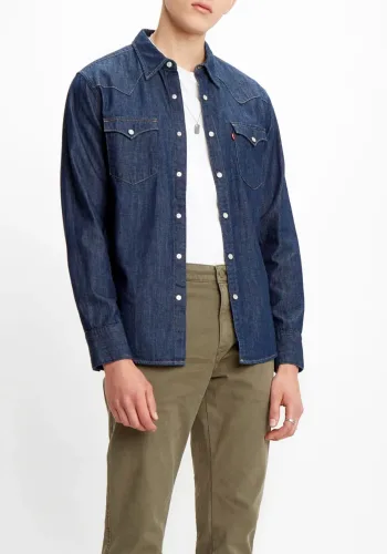 Levi's®, Levi's® - Hemd, langarm, für Herren, Dunkelblau, Größe S