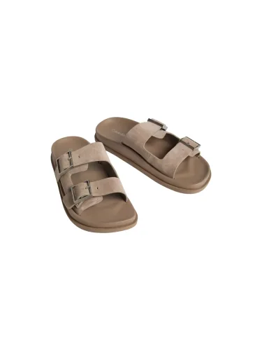 Calvin Klein, Calvin Klein Pantolette, Damen , Taupe 37