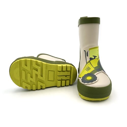 MAXIMO Gummistiefel 2 tlg. gefüttert, Profilsohle, reflektierende Details, wasserdicht, mit Patch