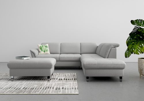 sit&more Ecksofa, wahlweise mit Kopfteilverstellung, Bettfunktion und Stauraum