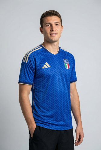 adidas - Fussball Trikot, Italy 26 Home Replica Men, M, Blau