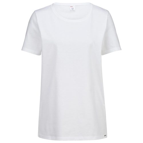 Shirt Kurzarm Damen Weiss L