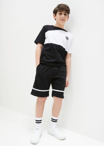 bonprix T-Shirt Set, 2er, aus reiner Baumwolle, Regular Fit, Kurzarm-Design