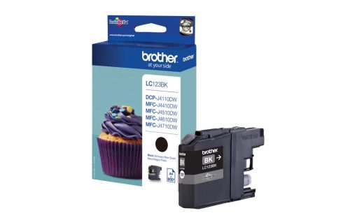 Brother, BROTHER Tintenpatrone schwarz LC-123BK DCP-J4110DW 600 Seiten