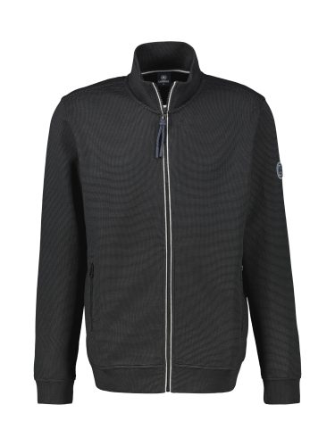 Lerros, LERROS Sweatjacke "Sweatjacke aus weichem Baumwollmischgewebe"