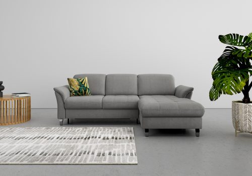 SIT&MORE, sit&more Ecksofa, wahlweise mit Kopfteilverstellung, Bettfunktion und Bettkasten