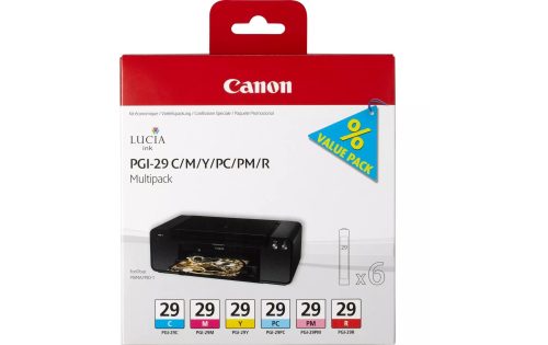 Canon, CANON Multipack Tinte CMY/PC/PM/R PGI-29 Multi PIXMA Pro-1 6x36ml