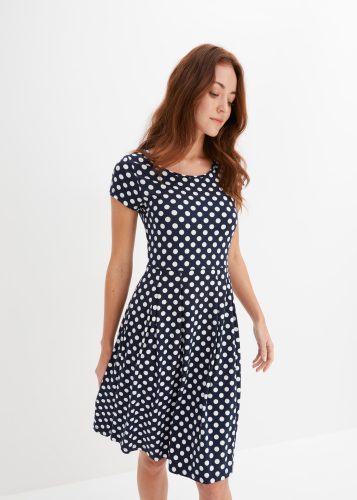 bonprix, bonprix Jerseykleid aus Viskose-Mixblau 50Damen