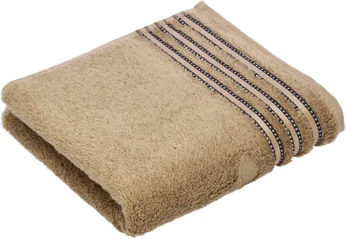 VOSSEN, VOSSEN - Cult de Luxe Waschlappen, 30 x 30 cm, Camel