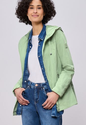 STREET ONE Kurzjacke mit Kapuze mit Kapuze