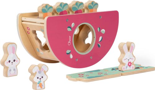 CHICCO, Chicco Steckspielzeug »My Wood Friendy - Der Hasenhügel«