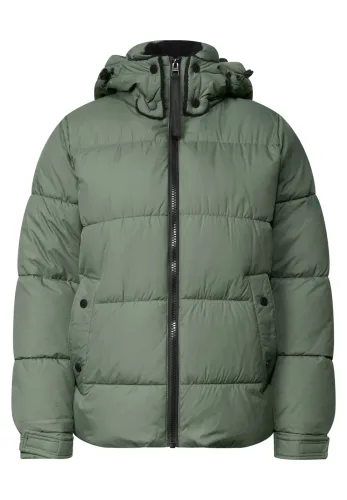 cecil, Steppjacke mit Kapuze und Reißverschluss