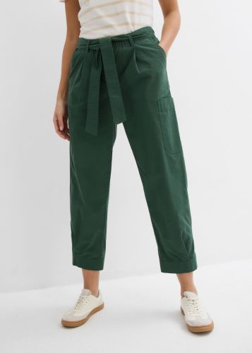 bonprix Cargohose Loose Fit, mit Bindegürtel, aus Baumwolle, in verschiedenen Grössen