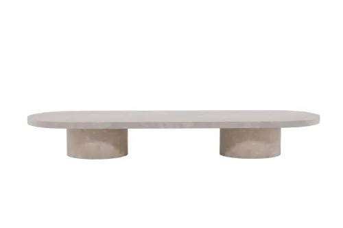 LIVIQUE, Salontisch Norsk Beige MDF B 190 cm - Salontisch