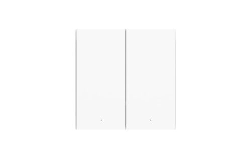 Aqara - Kabelloser Funkschalter H1 HomeKit (Doppelwippe), Weiss