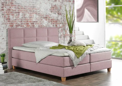home affaire, Home affaire Boxspringbett "Casey" in 5 Breiten, 3 Ausführungen, 2 Härtegraden, Steppung, Topper
