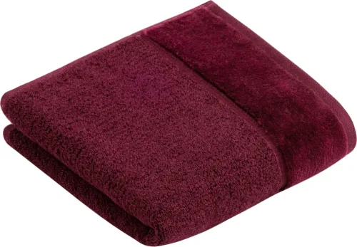 VOSSEN, VOSSEN - Pure Gästetuch, 40 x 60 cm, Brombeere