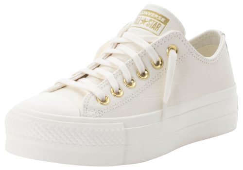 Converse - Chuck Taylor All Star Lift Platform Gold, für Damen, Écru, Größe 40