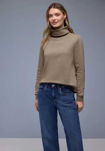STREET ONE Sweater, mit Stehkragen