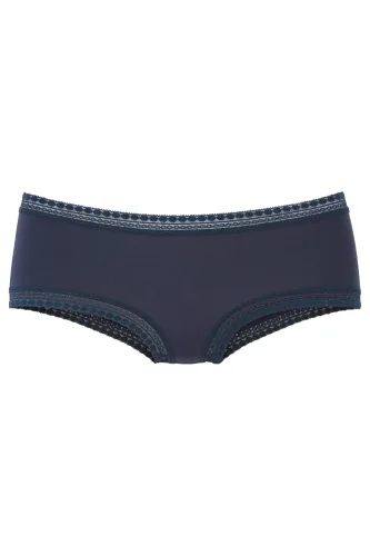 Lascana, LASCANA Panty 3er-Pack, aus elastischer Baumwolle mit weicher Spitze