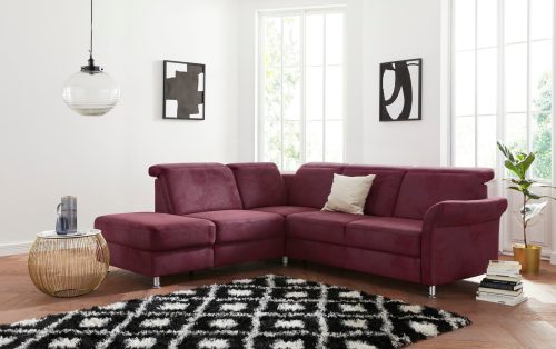 sit&more Ecksofa, inklusive Federkern, wahlweise mit Kopfteilverstellung, Bettfunktion und Stauraum