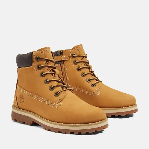Timberland, Timberland Schnürboots, Kinder , Gelb 34
