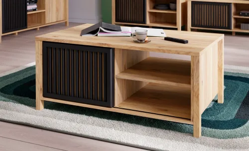 CONFORAMA, Couchtish SAKURA 65.2x105.5x49.9cm eiche