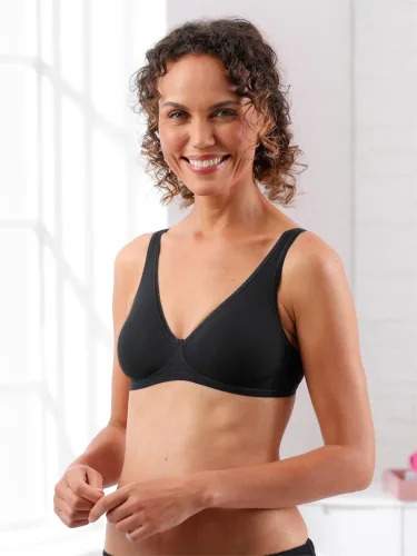 Sloggi, Sloggi - Soft Bra, für Damen, Black, Größe 80A