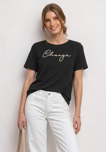 STREET ONE, STREET ONE Kurzarmshirt Sommershirt mit Working