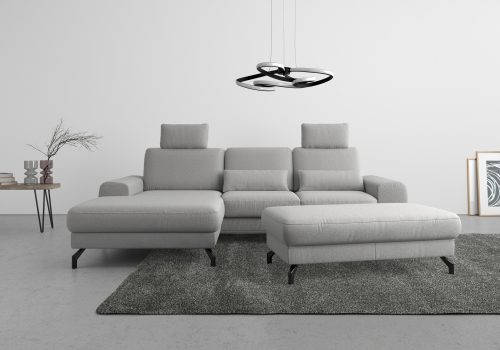 sit&more Ecksofa »Cinturo«, inklusive Sitztiefenverstellung und Federkern