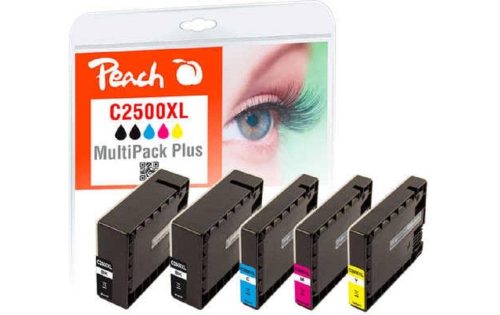 Peach - 319393 Druckerpatrone 5 Stück(e) Kompatibel Schwarz, Cyan, Magenta, Gelb, One Size