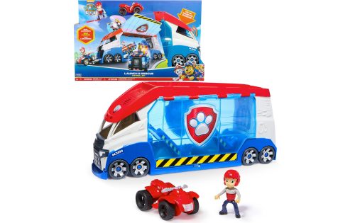 PAW Patrol ? Launch'n Rescue PAW Patroller Teamfahrzeug mit neuen Funktionen, inkl. Ryder-Figur und 1 Basis-Fahrzeug